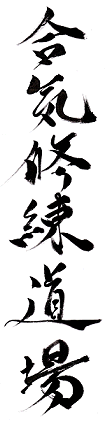 Aiki Shuren Dojo - Calligraphy by Teruo Nakazawa