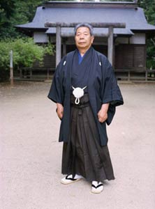 Morihiro Saito Sensei - photo by Stanley Pranin