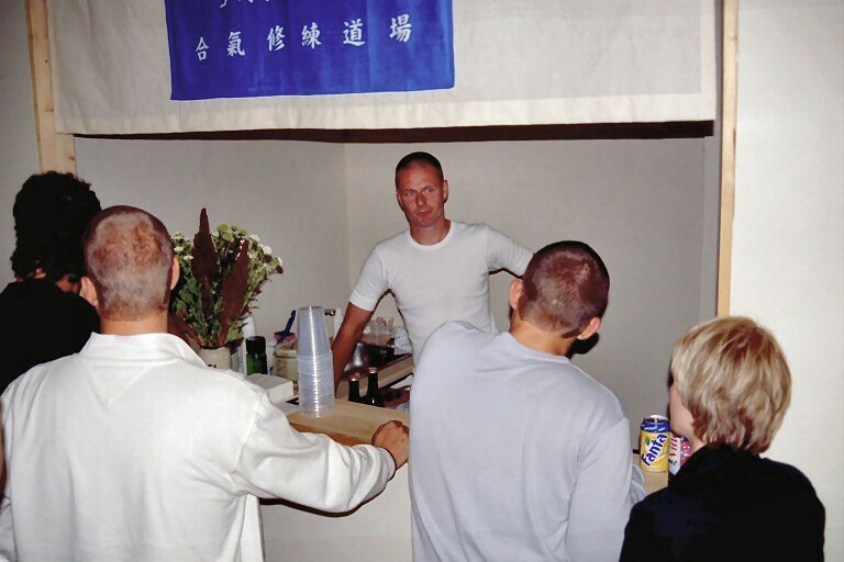 Dojo opening 2003 Shokudo Peter Fogh Sensei