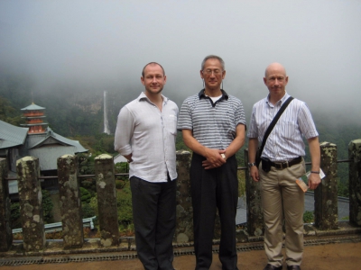 Shigemi Inagaki Sensei 8th dan, Mikkel S. Kroner Sensei on left, Tanabe, Japan 2008