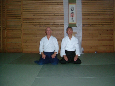 Russia St. Petersburg 2006, translating for Inagaki Sensei